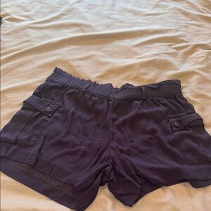 LOFT dark navy blue  Cargo Shorts Relaxed Fit